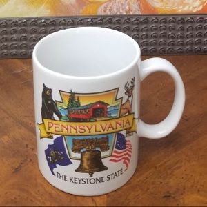PENNSYLVANIA THE KEYSTONE STATE COFFEE MUG